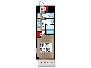 Ｎ－ＳＴＡＧＥ獨協大学前の物件間取画像